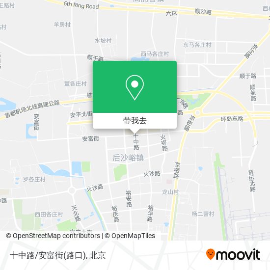 十中路/安富街(路口)地图