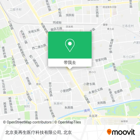 北京美再生医疗科技有限公司地图