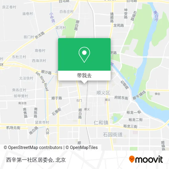 西辛第一社区居委会地图