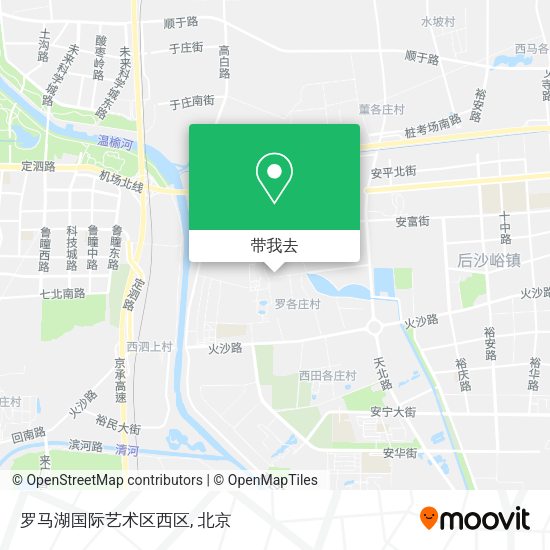 罗马湖国际艺术区西区地图