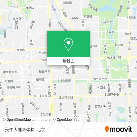 美年大健康体检地图