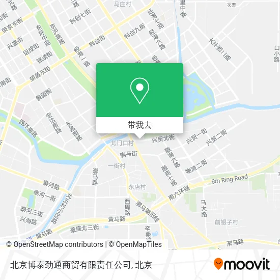 北京博泰劲通商贸有限责任公司地图