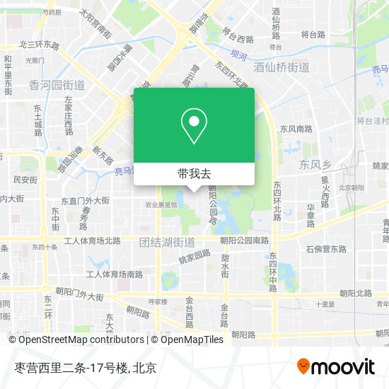 枣营西里二条-17号楼地图