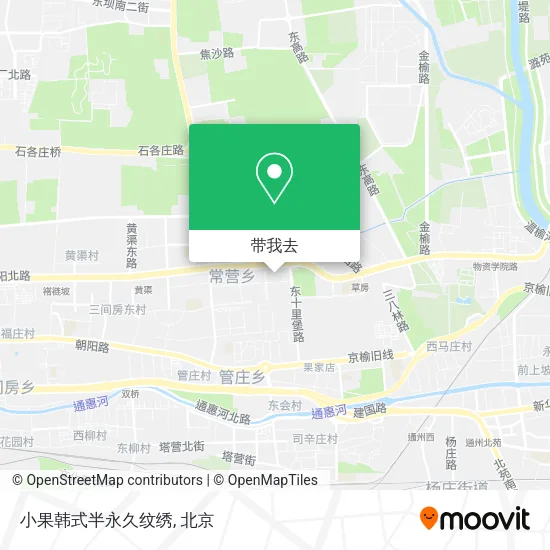 小果韩式半永久纹绣地图