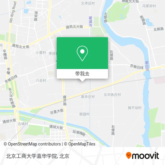 北京工商大学嘉华学院地图