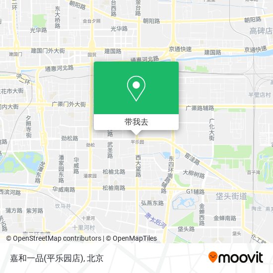 嘉和一品(平乐园店)地图