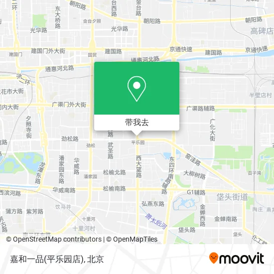 嘉和一品(平乐园店)地图