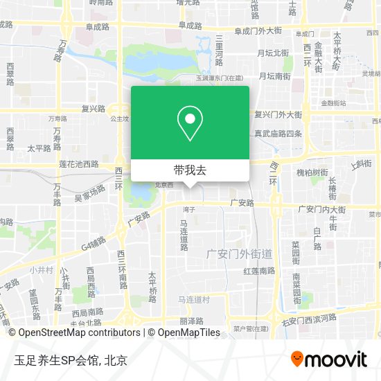 玉足养生SP会馆地图