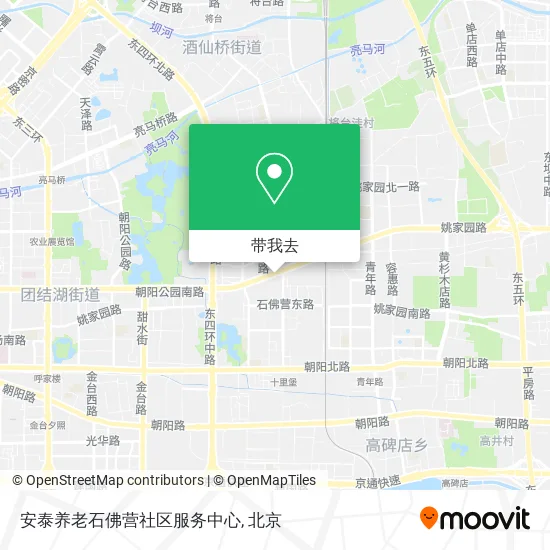 安泰养老石佛营社区服务中心地图