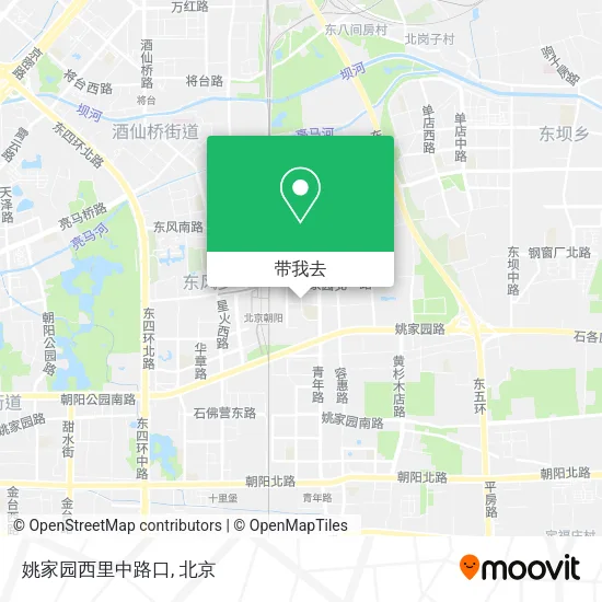 姚家园西里中路口地图