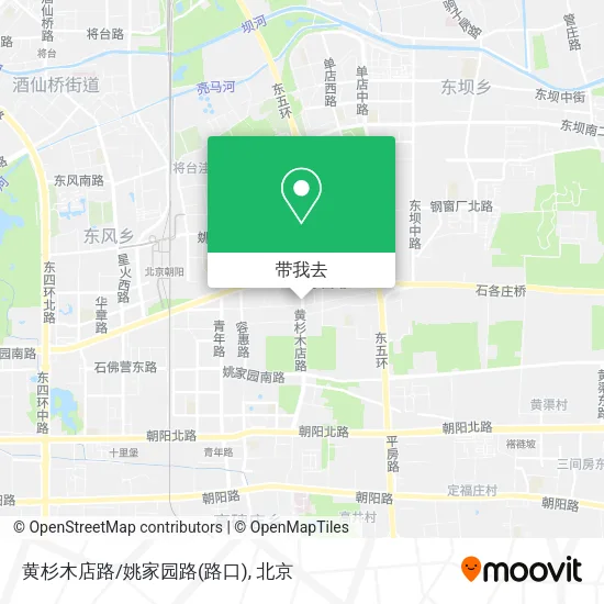 黄杉木店路/姚家园路(路口)地图