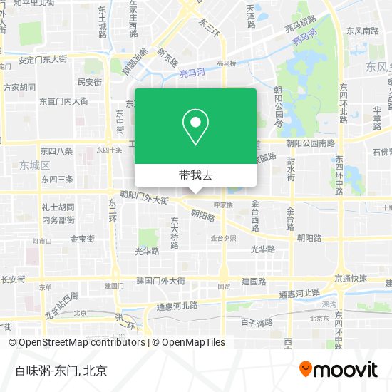 百味粥-东门地图