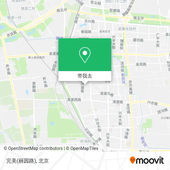 完美(丽园路)地图