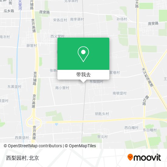 西梨园村地图