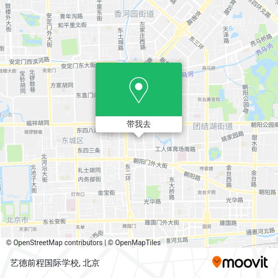 艺德前程国际学校地图