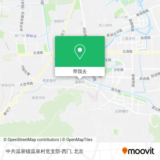 中共温泉镇温泉村党支部-西门地图