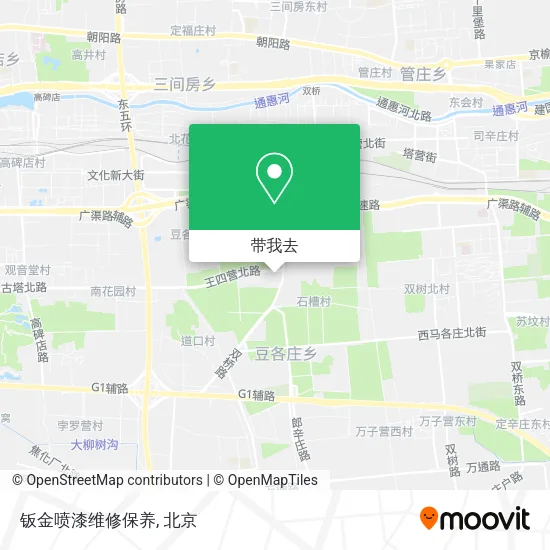 钣金喷漆维修保养地图