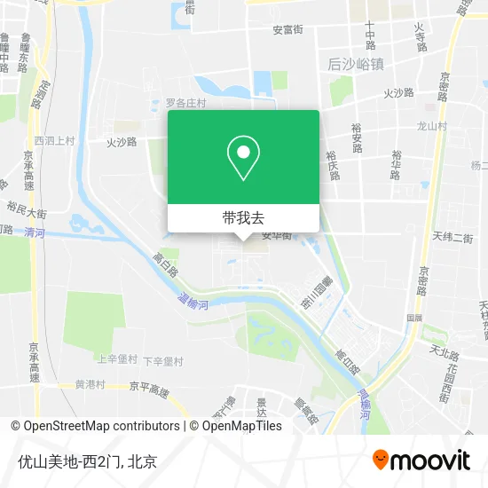 优山美地-西2门地图