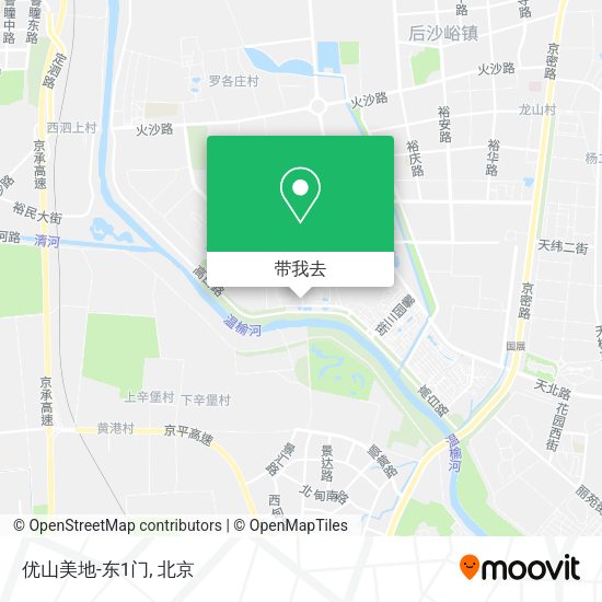 优山美地-东1门地图