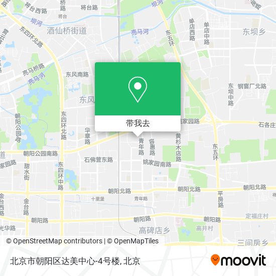 北京市朝阳区达美中心-4号楼地图