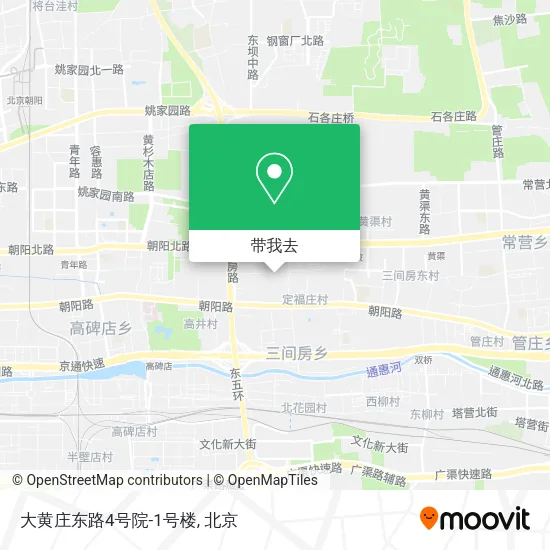 大黄庄东路4号院-1号楼地图