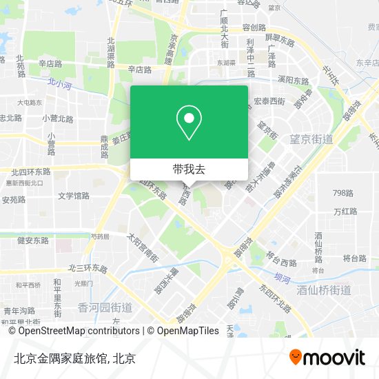 北京金隅家庭旅馆地图