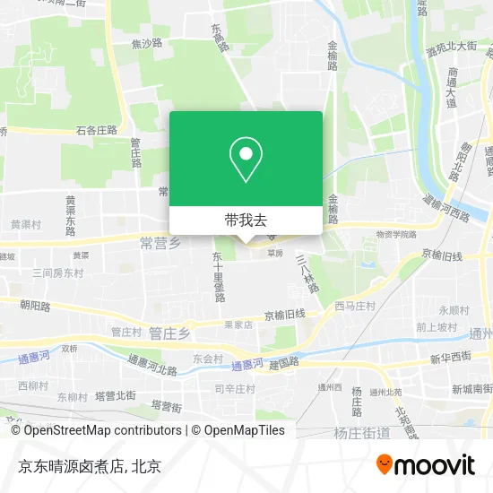 京东晴源卤煮店地图