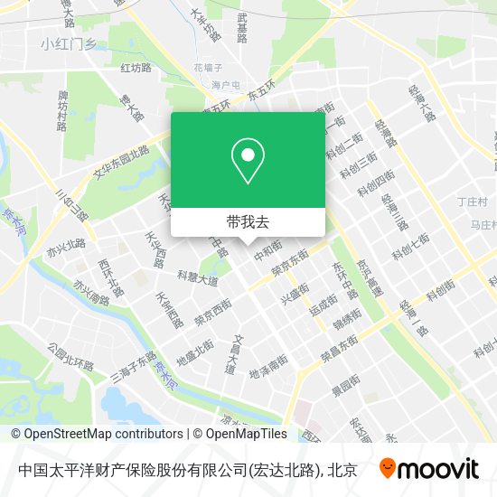 中国太平洋财产保险股份有限公司(宏达北路)地图