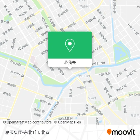惠买集团-东北1门地图