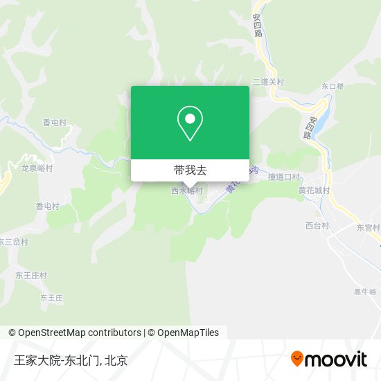 王家大院-东北门地图
