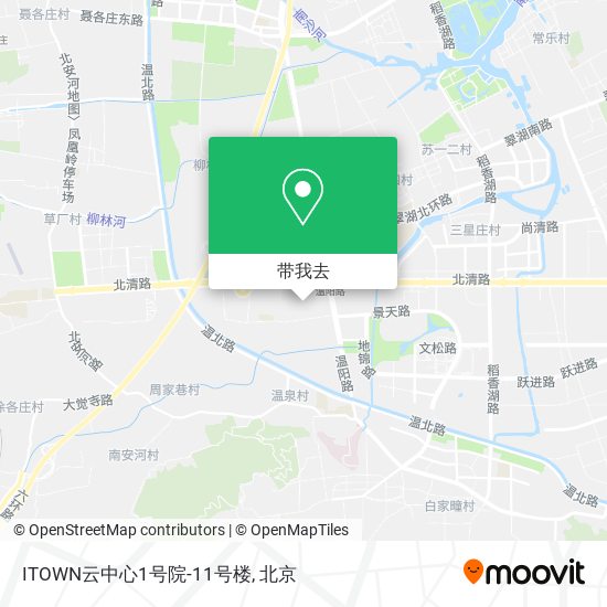ITOWN云中心1号院-11号楼地图