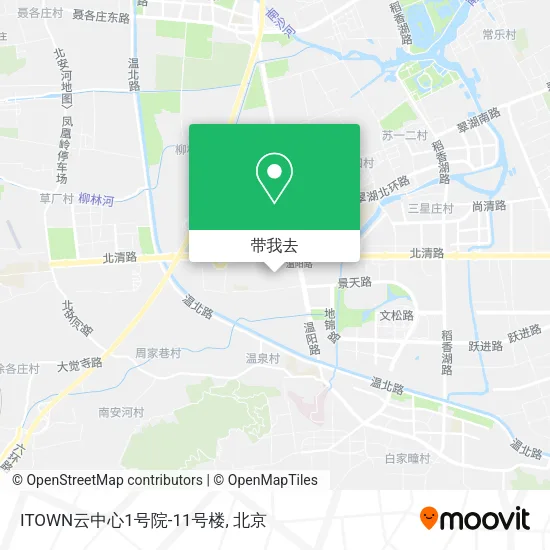 ITOWN云中心1号院-11号楼地图