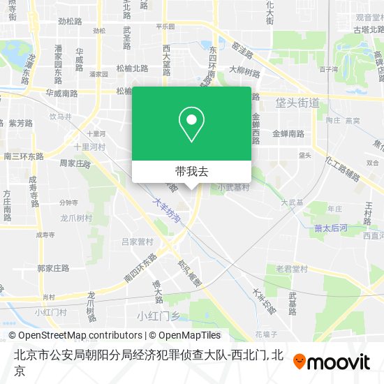 北京市公安局朝阳分局经济犯罪侦查大队-西北门地图
