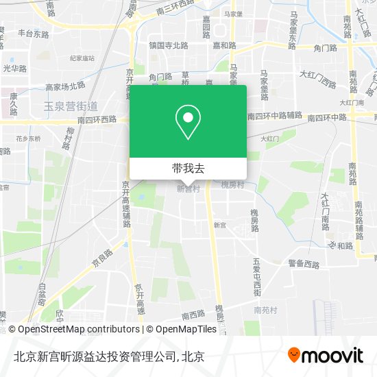 北京新宫昕源益达投资管理公司地图