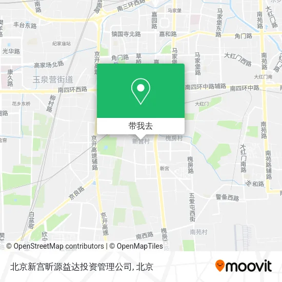 北京新宫昕源益达投资管理公司地图