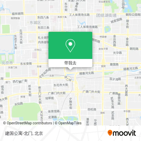 建国公寓-北门地图