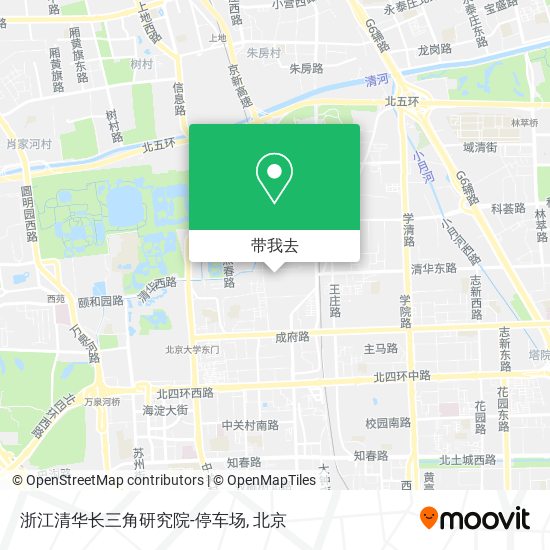 浙江清华长三角研究院-停车场地图