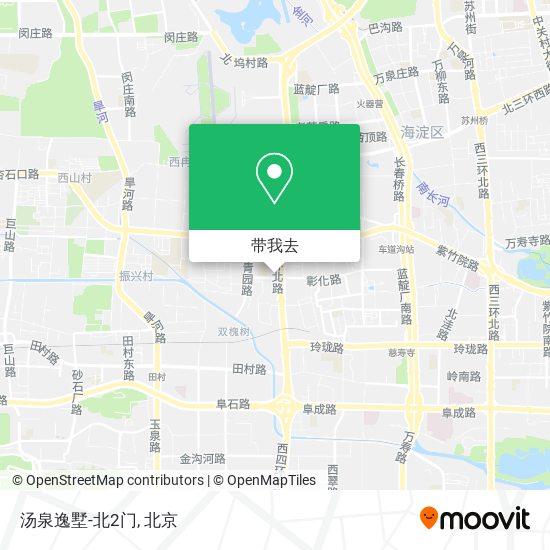 汤泉逸墅-北2门地图