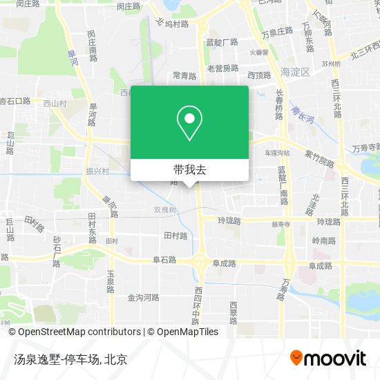 汤泉逸墅-停车场地图