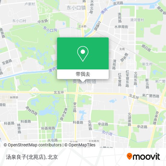 汤泉良子(北苑店)地图