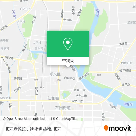 北京嘉悦拉丁舞培训基地地图
