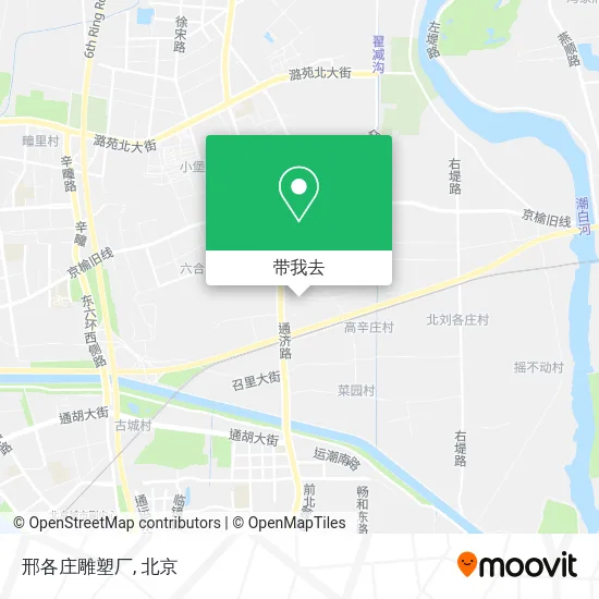 邢各庄雕塑厂地图