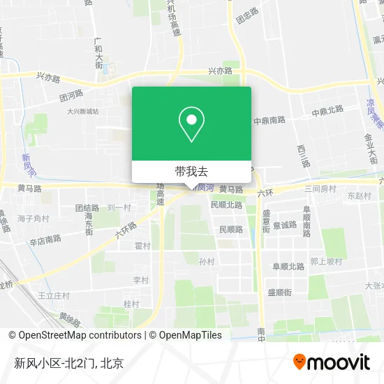 新风小区-北2门地图