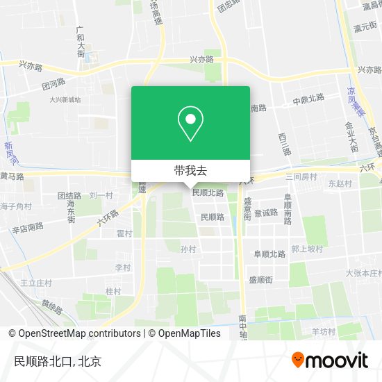 民顺路北口地图