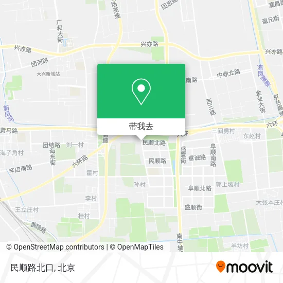 民顺路北口地图