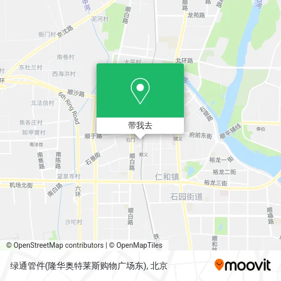绿通管件(隆华奥特莱斯购物广场东)地图