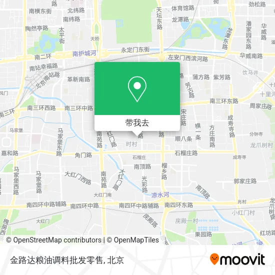 金路达粮油调料批发零售地图