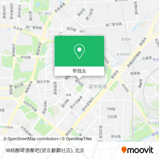 IB精酿啤酒餐吧(望京麒麟社店)地图
