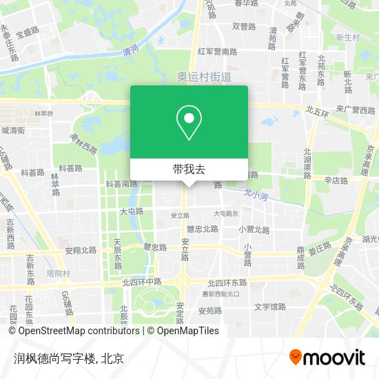 润枫德尚写字楼地图