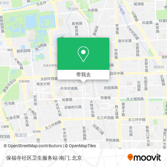 保福寺社区卫生服务站-南门地图